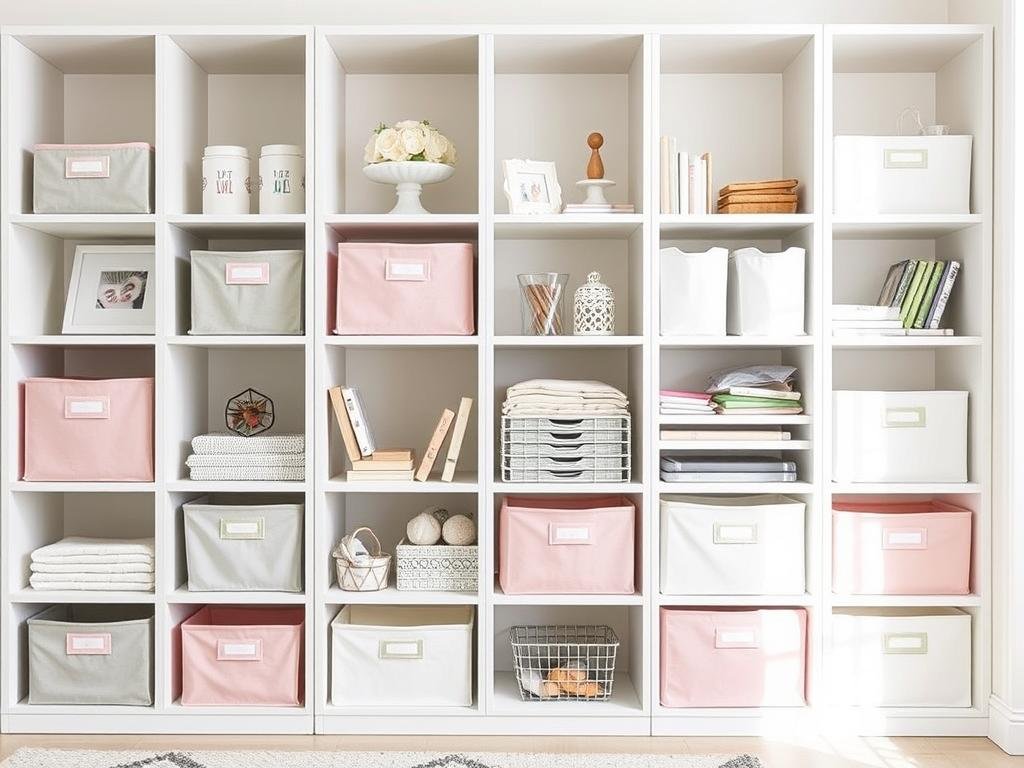 ClosetMaid fabric cube storage organizer with fabric bins for DIY storage ideas