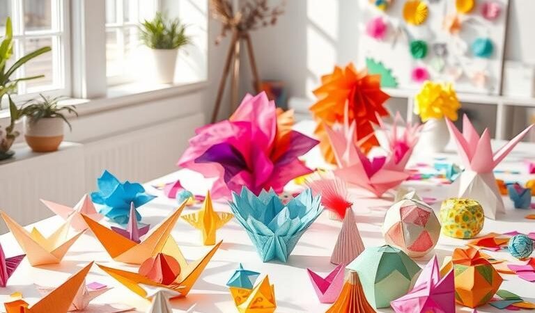 25 Colour Paper Craft Ideas to Brighten Your Space