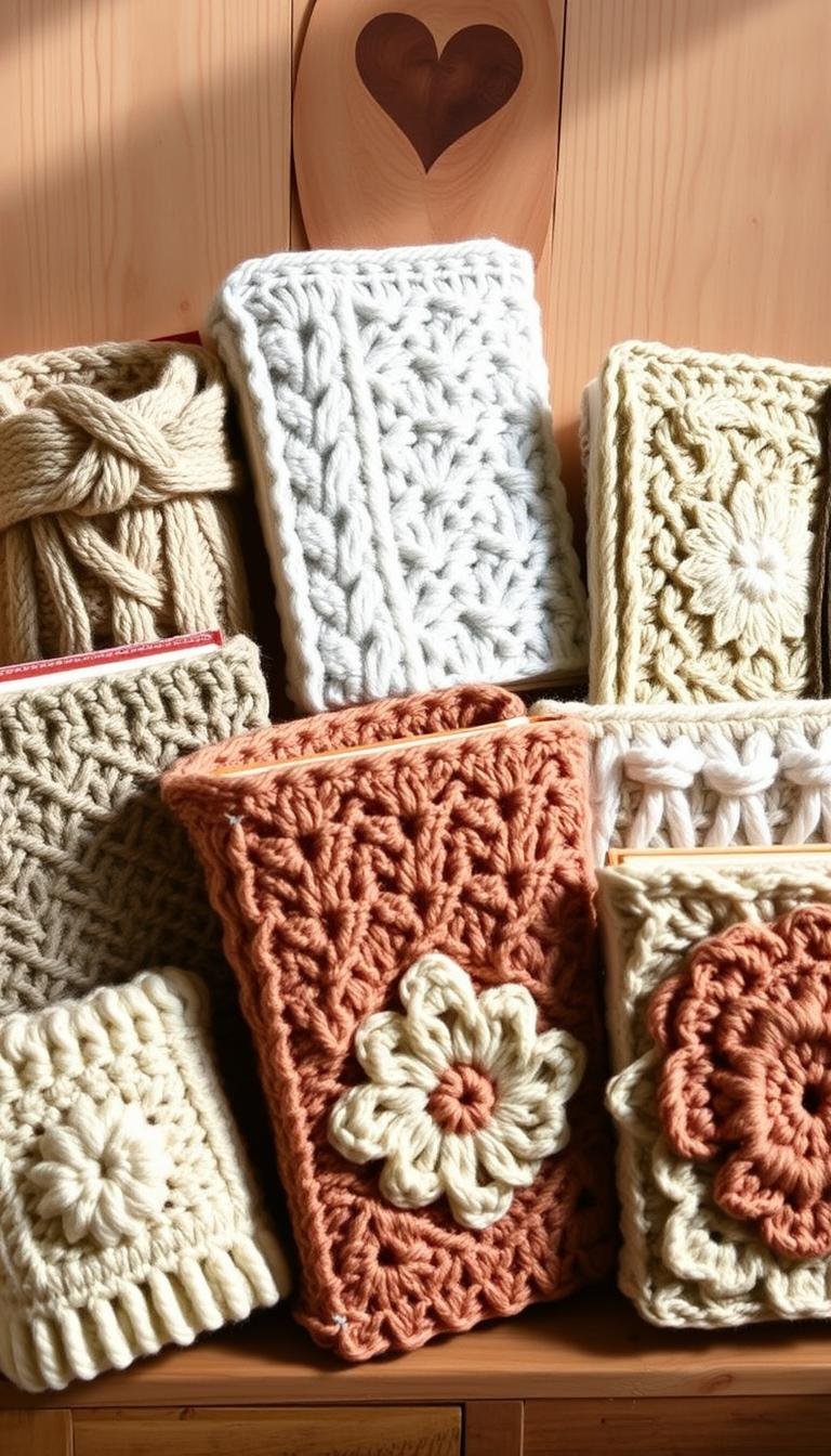 Crochet Book Sleeve: 8 Stylish Designs