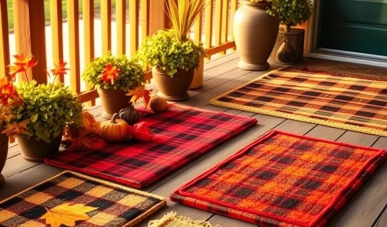 14 DIY Fall Door Mats: Easy Crafts for Autumn Decor