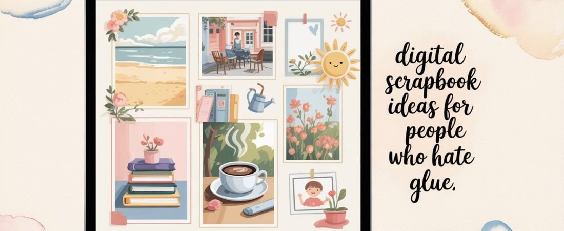 14 Digital Scrapbook Ideas for People Who Hate Glue