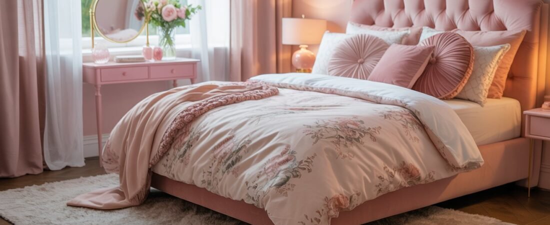 21 Pretty in Pink Feminine Bedroom Ideas