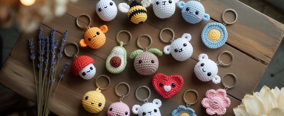 20 Cute Crochet Keychain Ideas to Sell or Gift