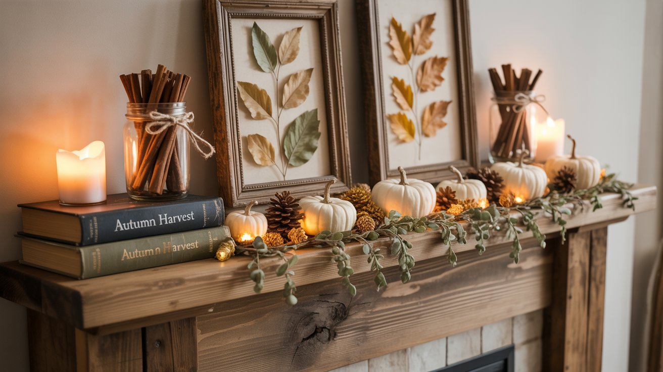 19 Fall Mantle Decor Ideas Using Recycled Materials Only