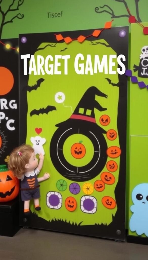 Halloween target games for kids