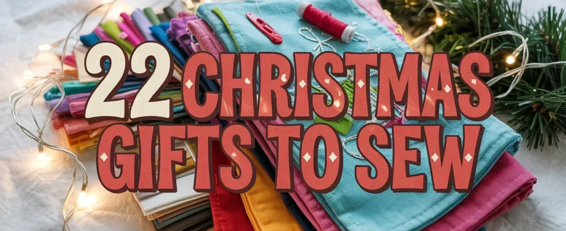22 Christmas Gifts to Sew with full Tutorials