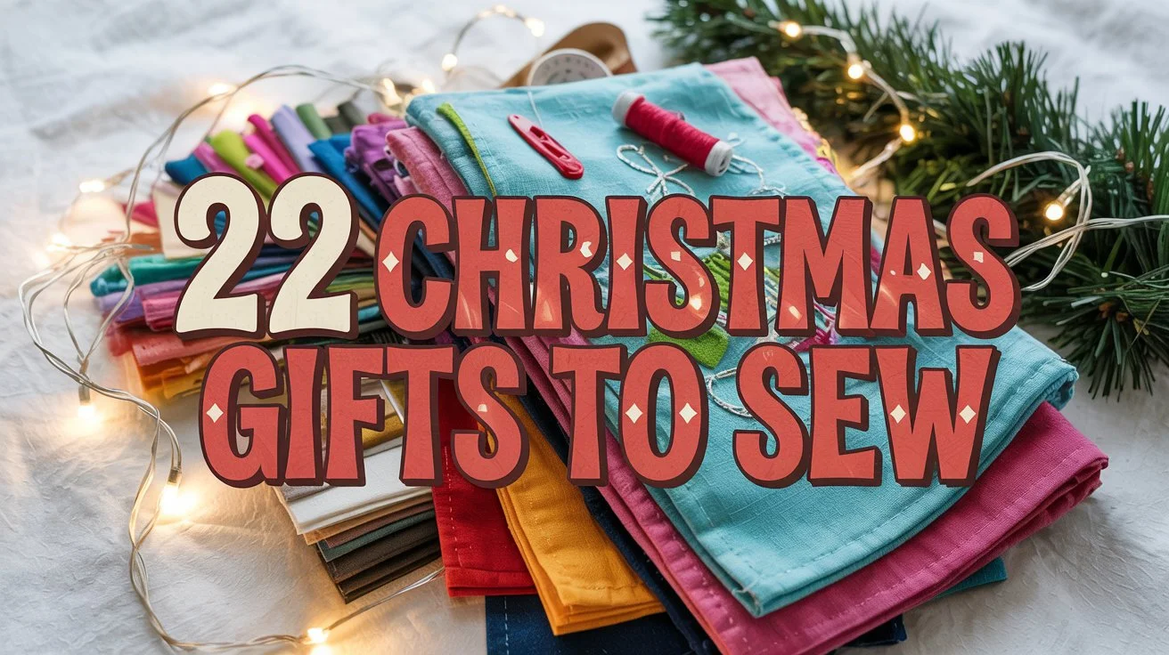 22 Christmas Gifts to Sew with full Tutorials