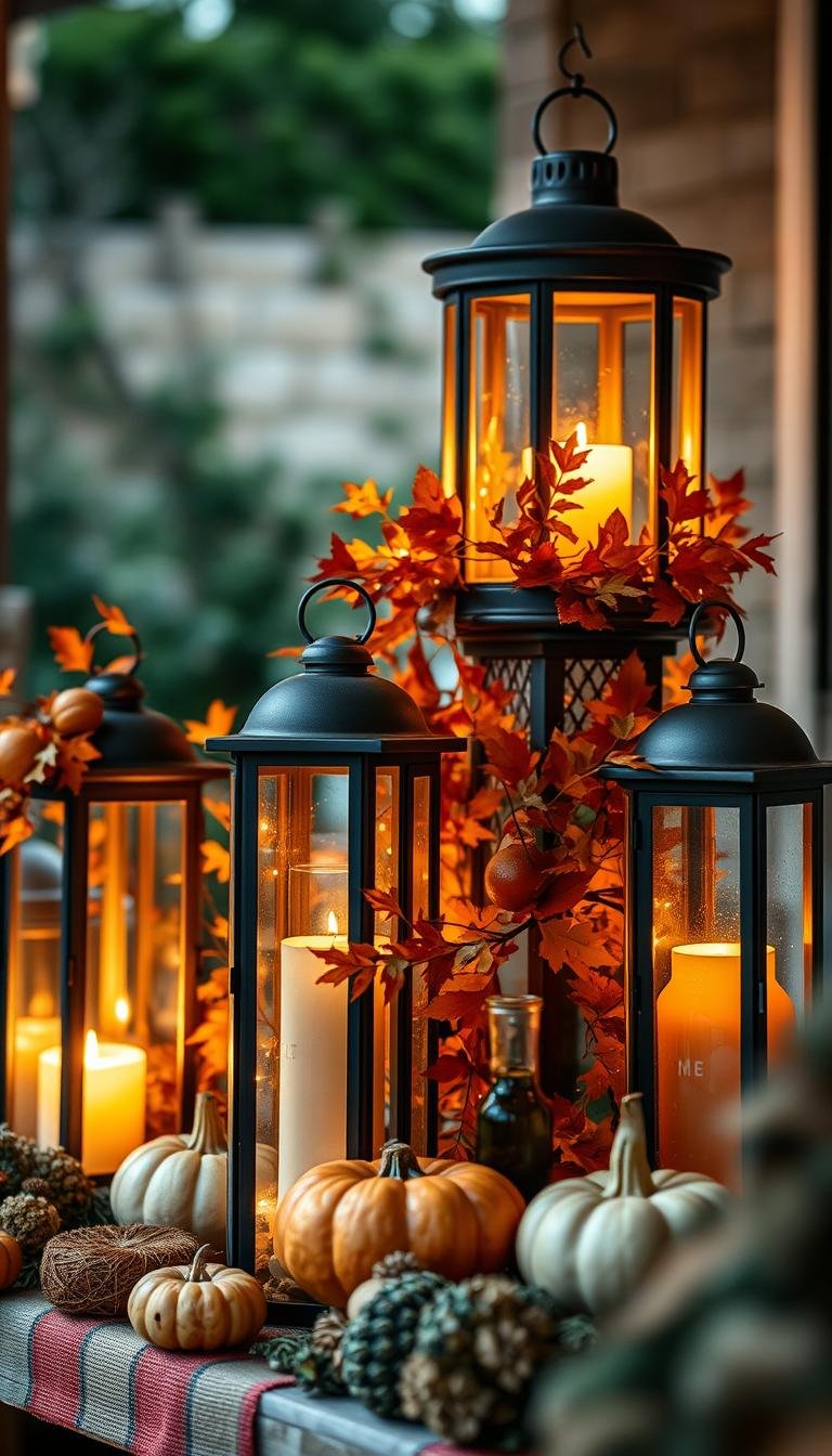 15 Fall Lantern Decor Ideas to Brighten Your Porch & Holiday Table