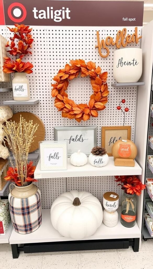 Image of Target Dollar Spot fall decor items