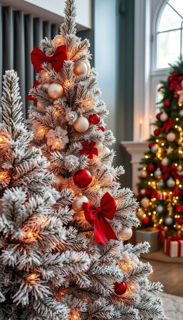 Best flocked artificial Christmas trees