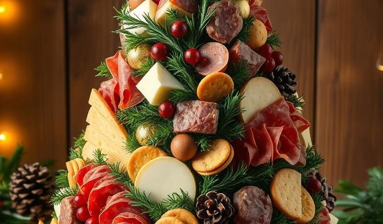 How to Make a Christmas Tree Charcuterie Board Step-by-Step
