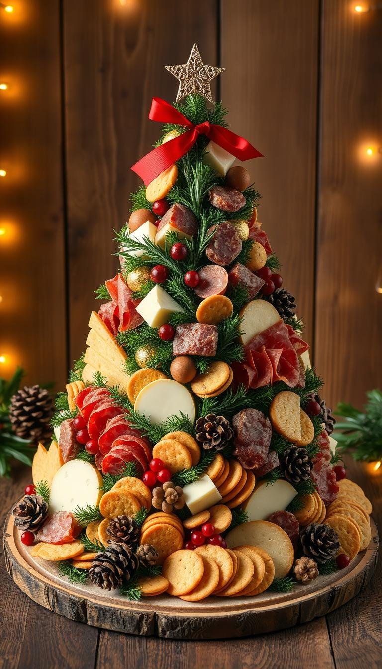 How to Make a Christmas Tree Charcuterie Board Step-by-Step