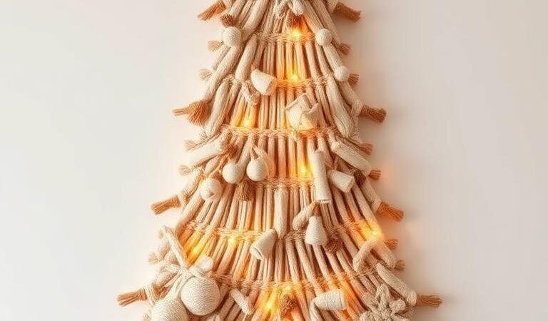 How to Make a Macramé Christmas Tree Wall Hanging (Easy Tutorial)