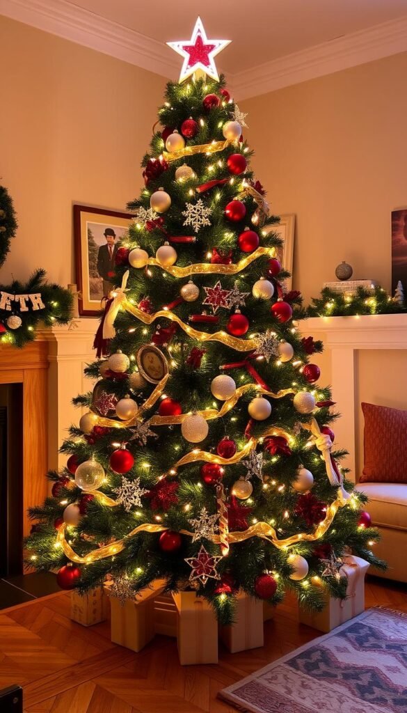 Smart Christmas tree lights and ornaments image Smart Christmas tree lights and ornaments image