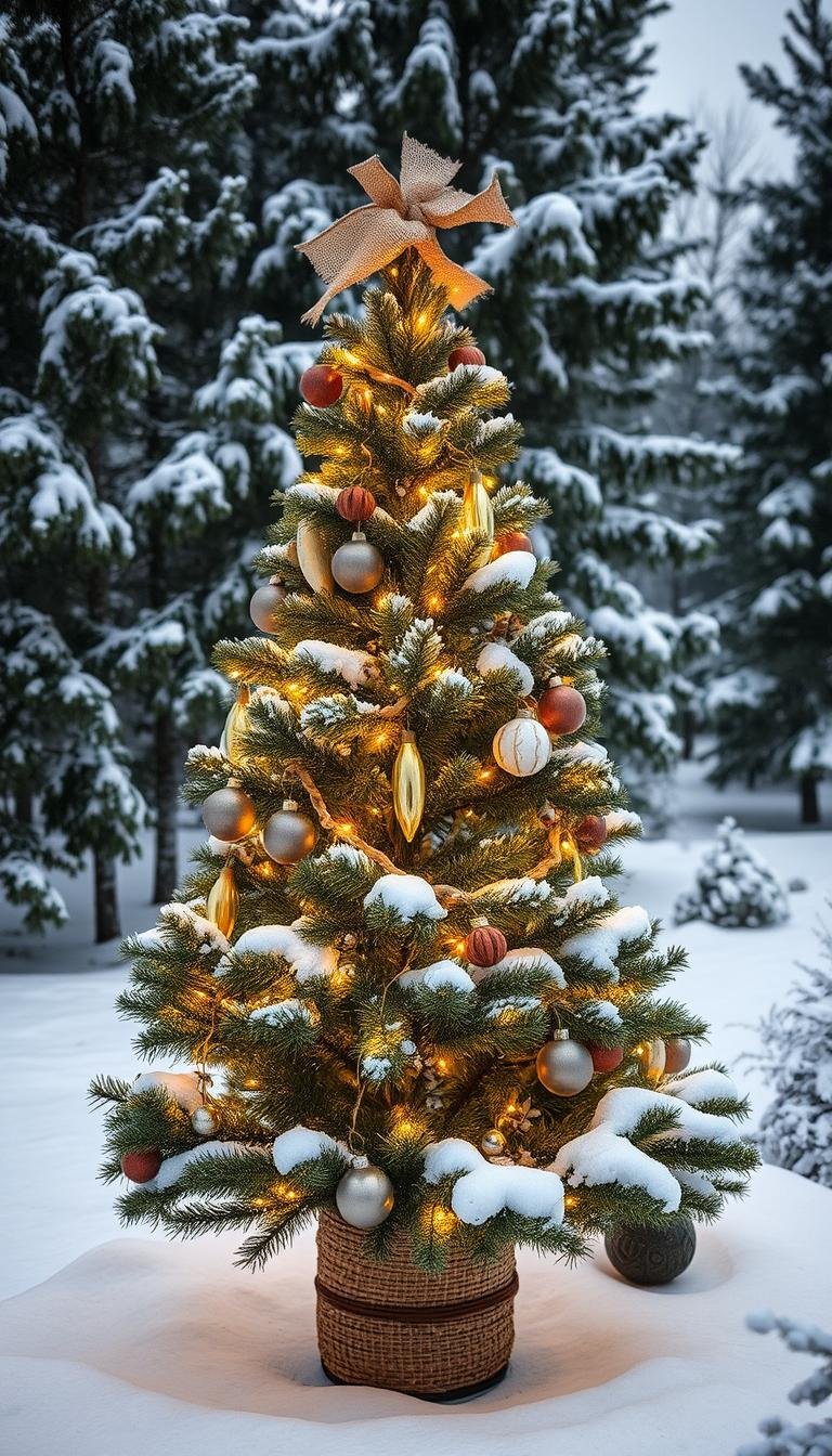 15 DIY Outdoor Christmas Tree Ideas You’ll Love This Year