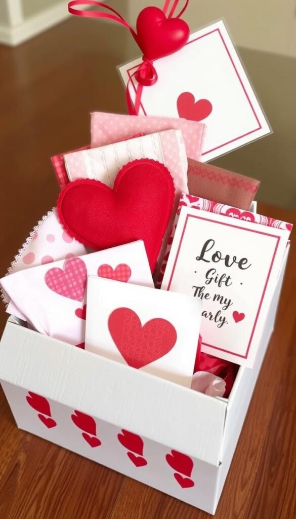 Create a heartwarming Valentine's Day gift with fabric and textiles